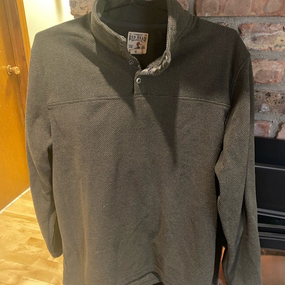 Redhead by Bass Pro waffle knit medium weight size Large in dark green